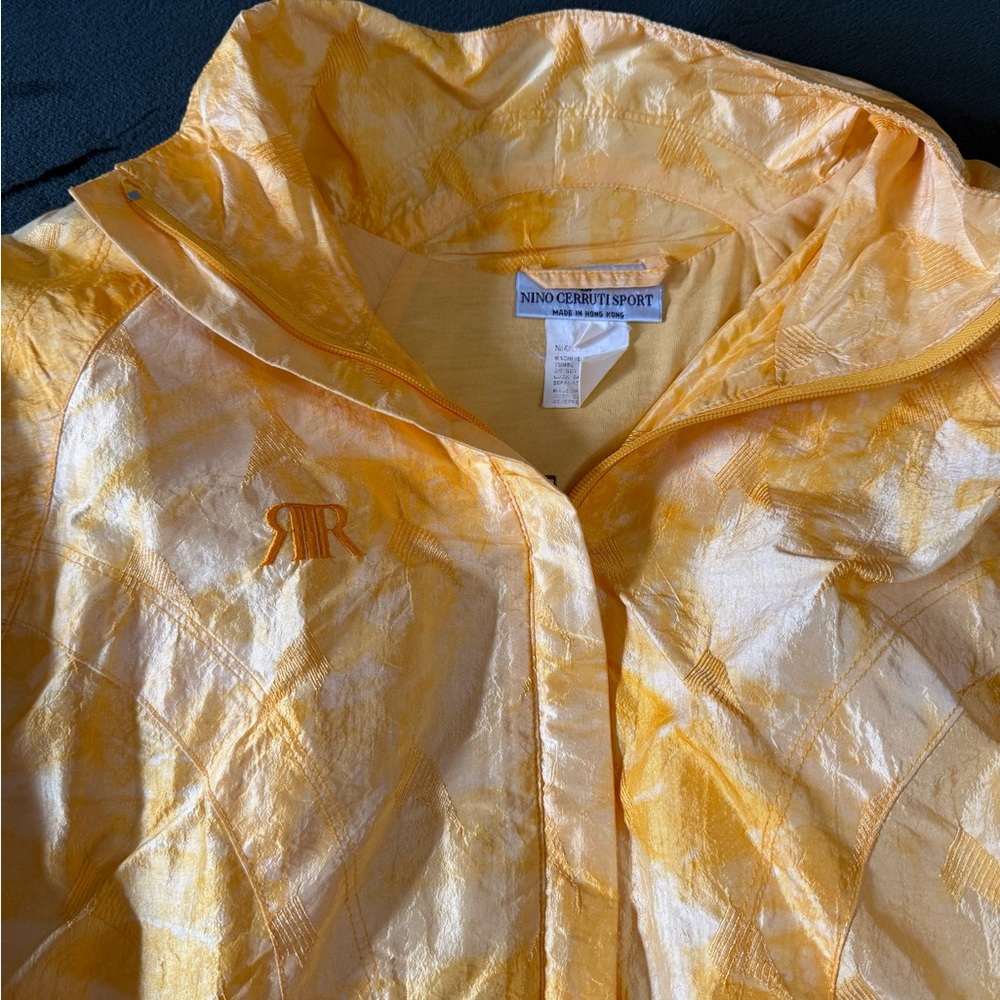 Nino Cerruti Sport Yellow Patterned Jacket